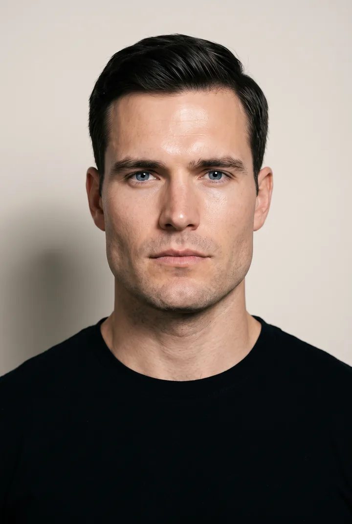Superman archetype reference portrait